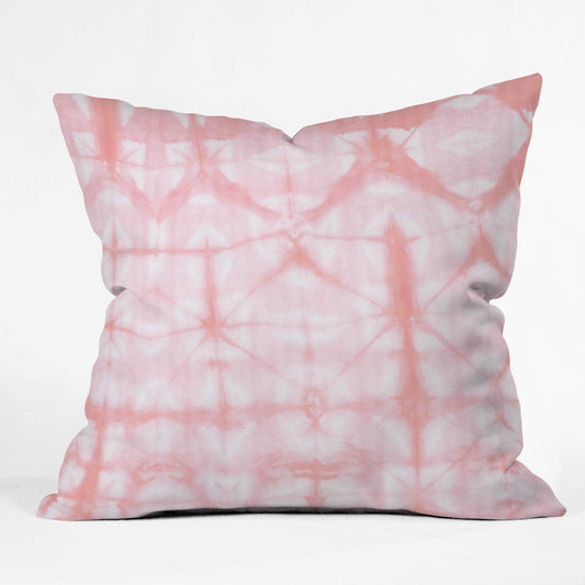 Amy Sia Tie Dye 2 Pink Indoor Throw Pillow, 26" x 26"