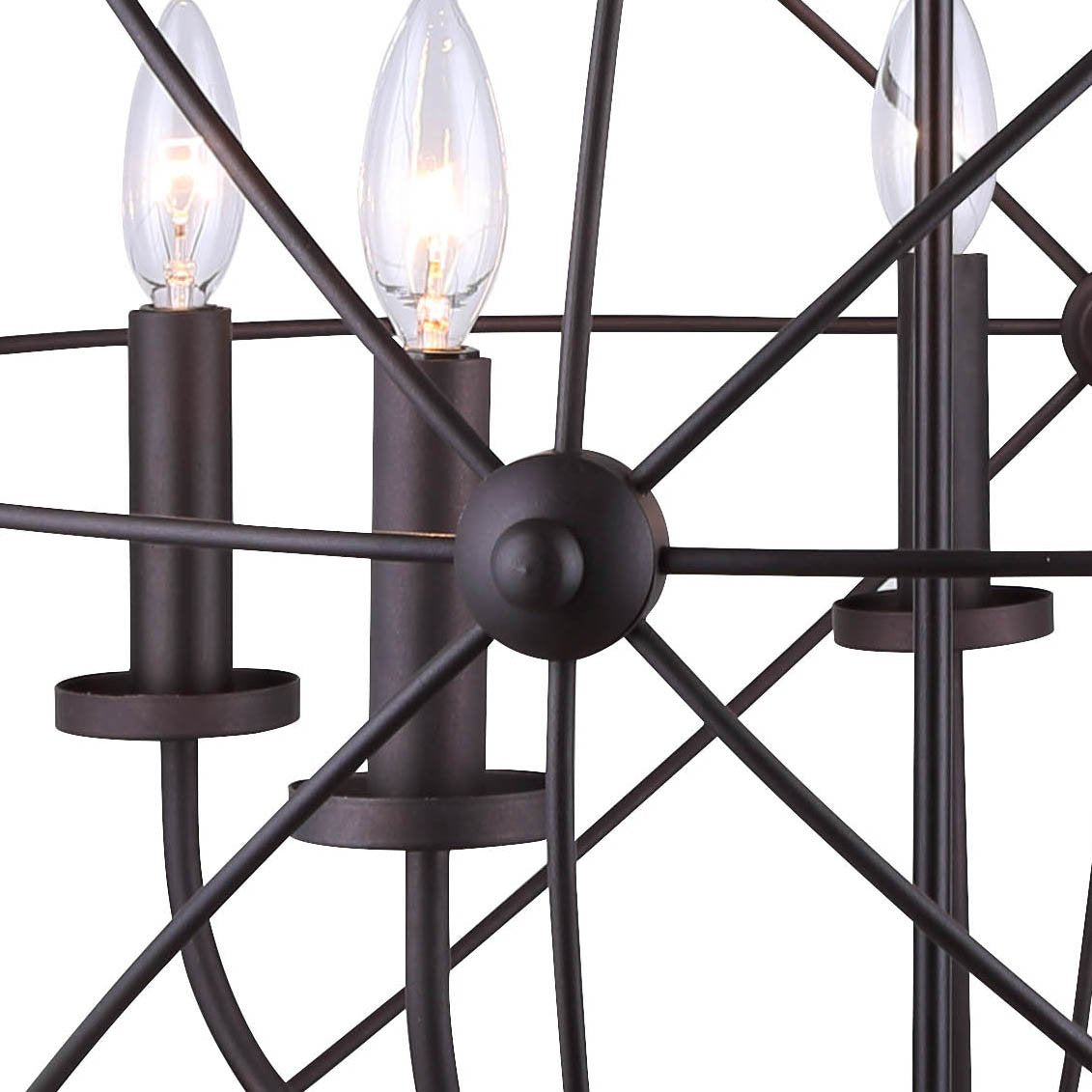 ICH282B05ORB25 Sumerside 5 Light Chandelier, Rubbed Bronze