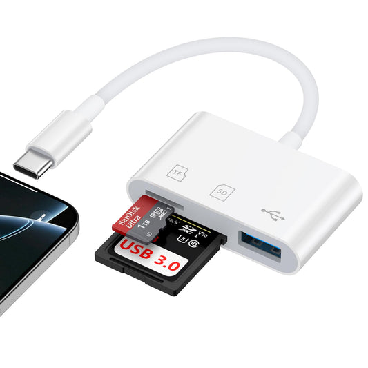 USB C SD Card Reader and Camera Adapter