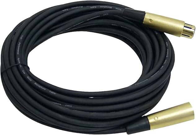 30-Foot XLR Microphone and Speaker Cable