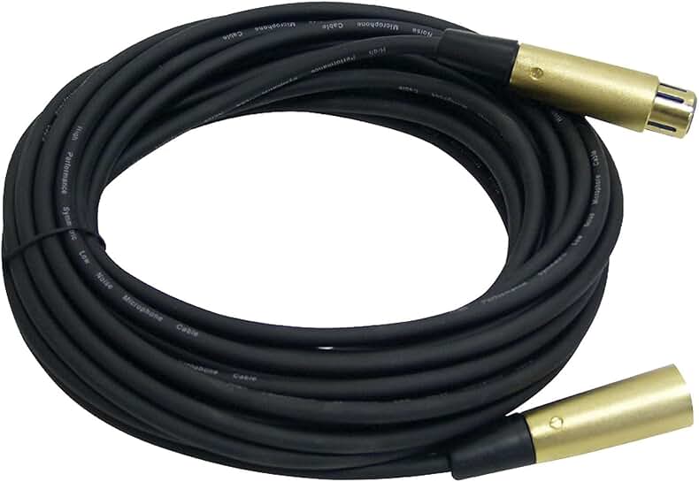 30-Foot XLR Microphone and Speaker Cable