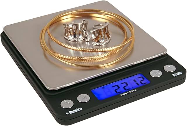 Portable digital jeweler's scale, 500g x 0.01g