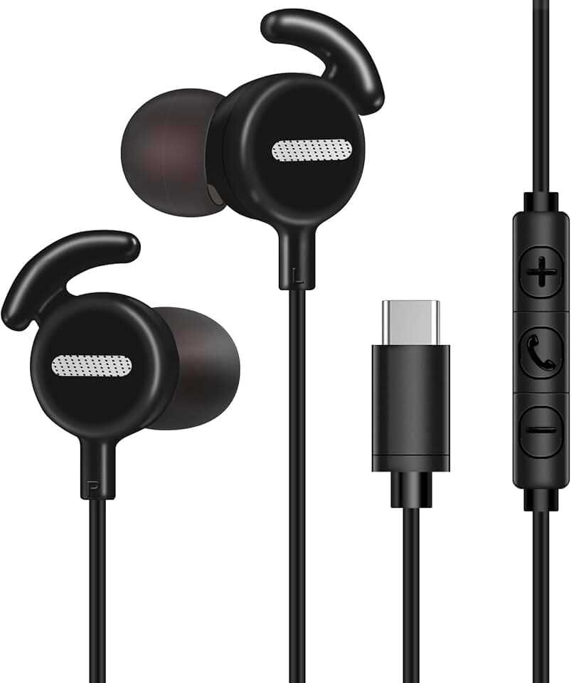 Wired in-ear headphones with mic and remote