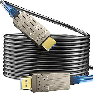 150ft Fiber Optic HDMI Cable, 4K@60Hz, HDR, 3D, Atmos