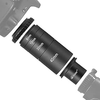 Telescope Photo Adapter and T2-Extension Tube Kit for DSLR Cameras
