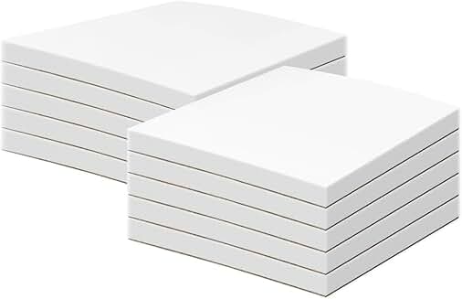 Blank White Memo Pads, 8.5 x 11", 50 Sheets
