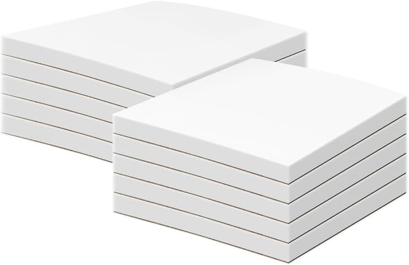 Blank White Memo Pads, 8.5 x 11", 50 Sheets