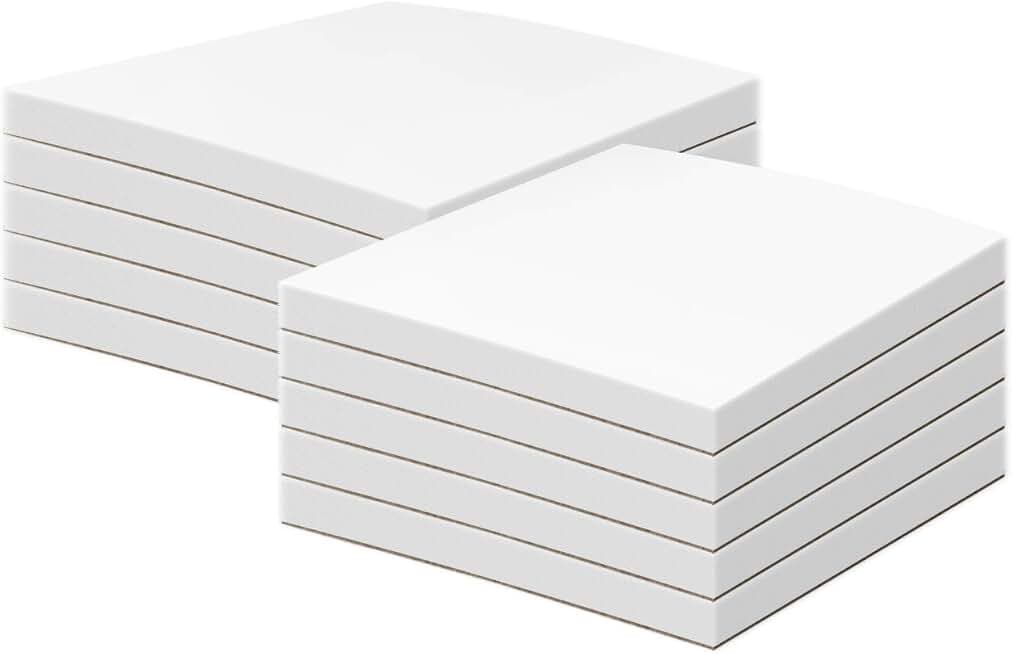 Blank White Memo Pads, 8.5 x 11", 50 Sheets