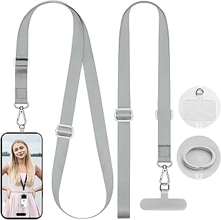 Adjustable Neck Phone Lanyard with Keychain