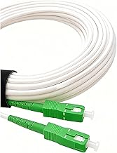 100m Singlemode Fiber Optic Patch Cable, White