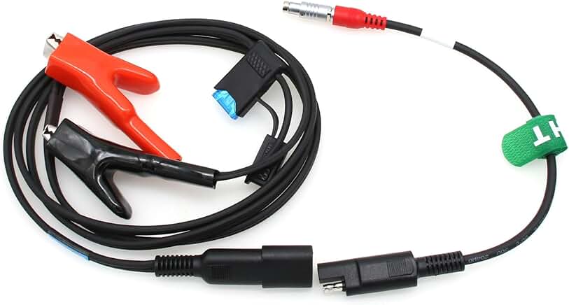 5-Pin Power Cable for GRX-3 Receiver with Alligator Clips