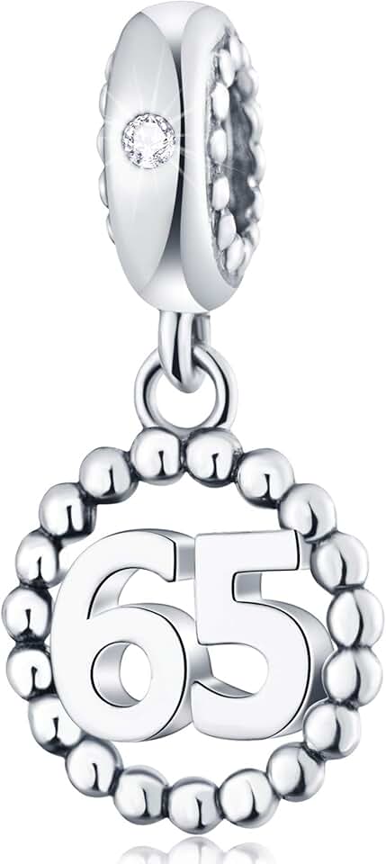 Number Charms for European Bracelet in Sterling Silver