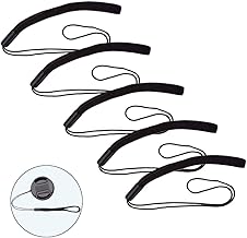 5 Pack Elastic Lens Cap Keeper for DSLR and SLR Cameras