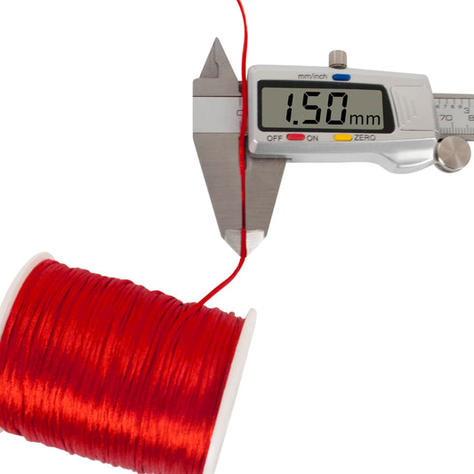 1.5mm Nylon Cord for Jewelry Making and DIY Projects