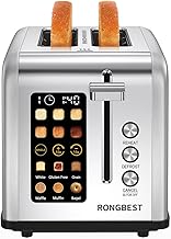2-Slice Touch Screen Toaster with Wide Slots