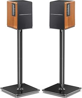 Pair of 28-inch speaker stands for up to 22 lbs