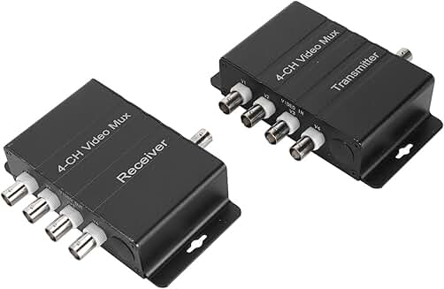 4-Channel Analog Video Multiplexer for Security Cameras