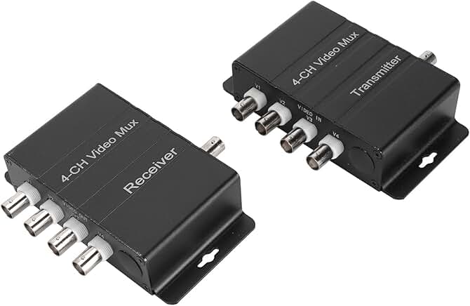 4-Channel Analog Video Multiplexer for Security Cameras