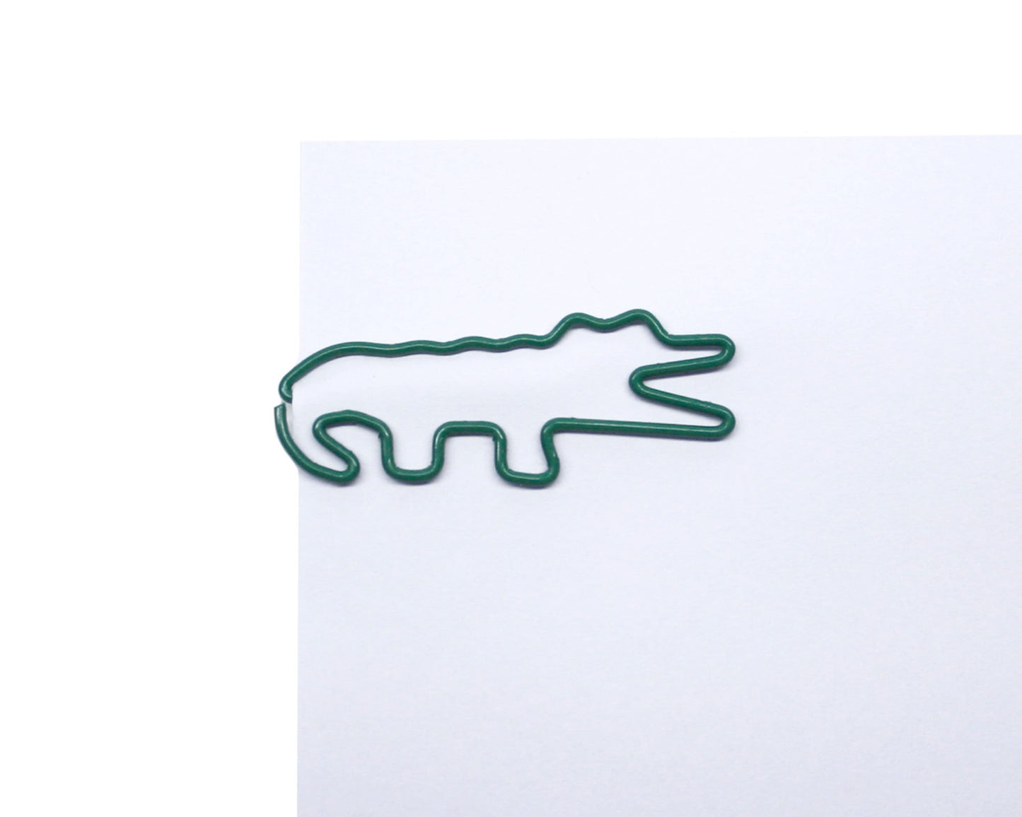Alligator-Shaped Paper Clips in Tin, 100 Pack