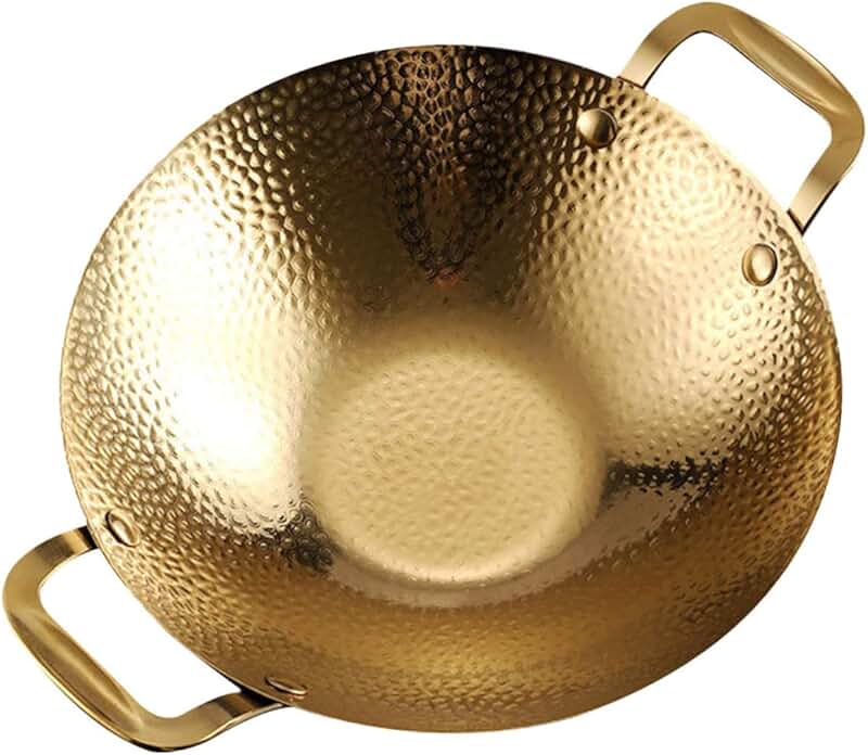 Small Stainless Steel Cooking Pot with Handles