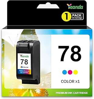 Remanufactured Tri-Color Ink Cartridge for HP Printer