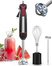 Handheld 1000W Immersion Blender with 3-in-1 Attachments