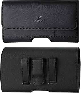 Premium Leather Wallet Case with Belt Clip for LG Phones