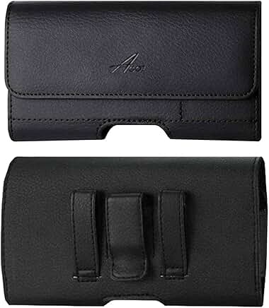 Premium Leather Wallet Case with Belt Clip for LG Phones