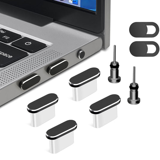 USB C Dust and Headphone Plugs for Laptop and Phone Ports