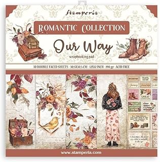 Multicoloured Scrapbooking Pad, 12 x 12 inches