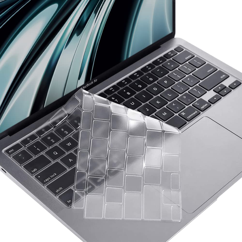 Clear ultra-thin keyboard cover for MacBook Air 13-inch