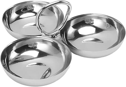 304 Stainless Steel Serving Plate for Snacks and Fruit