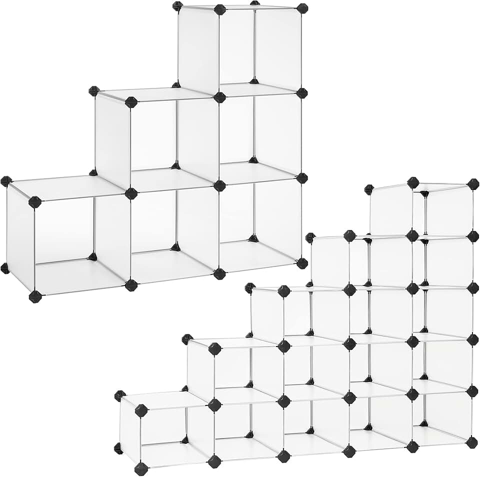 Cube Storage Organizer with Shoe Rack and Shelves