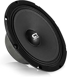 8-inch shallow mount midrange speaker, 200W RMS