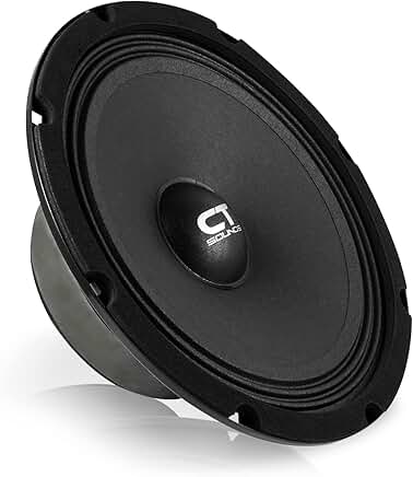 8-inch shallow mount midrange speaker, 200W RMS