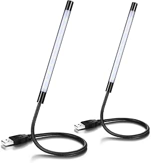 2-Pack USB LED Keyboard Lights with Touch Switch