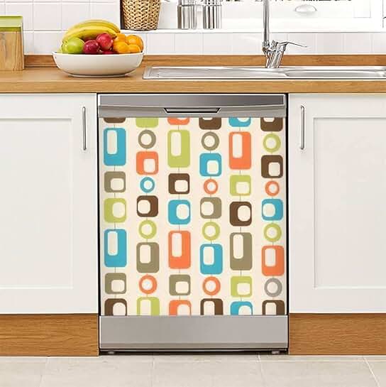 Minimalist Dishwasher Magnet Cover, 23x26in