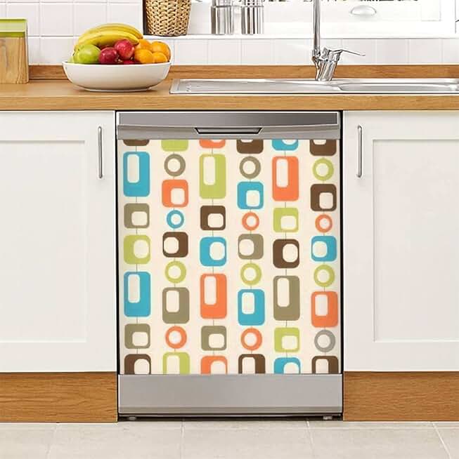Minimalist Dishwasher Magnet Cover, 23x26in