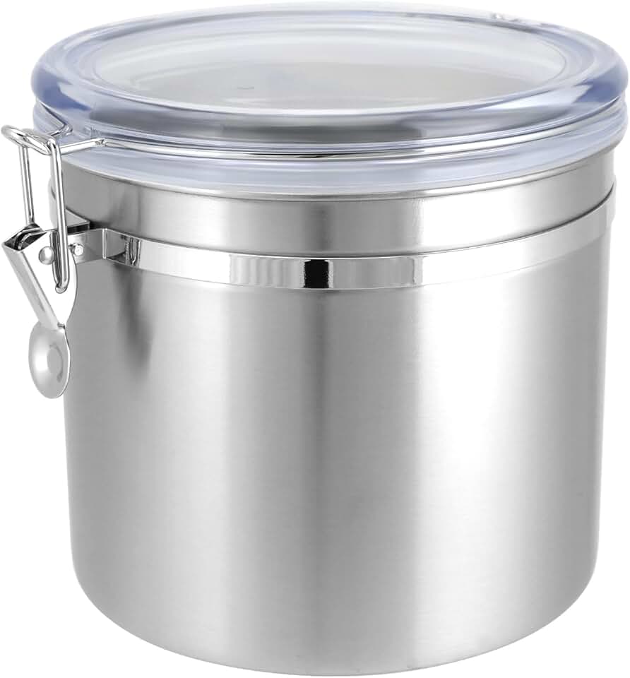 Large 160oz Stainless Steel Airtight Kitchen Canister