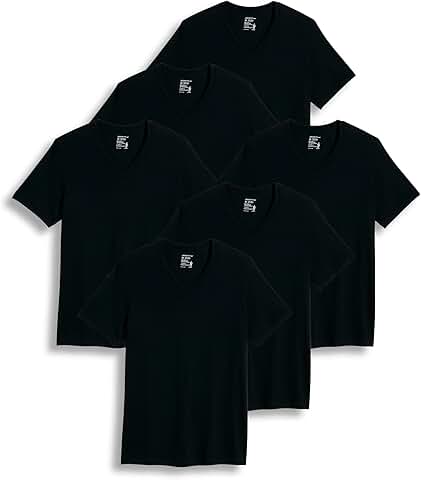 Men's Classic V-Neck Undershirt Pack of 6