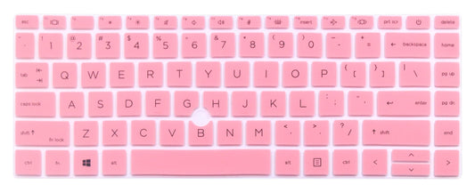 Pink Silicone Keyboard Cover for 14" Laptops