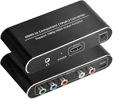 HDMI to Component Converter with Scaler and Audio Output