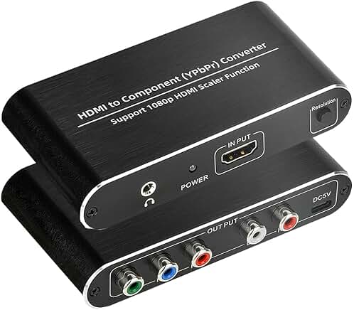 HDMI to Component Converter with Scaler and Audio Output
