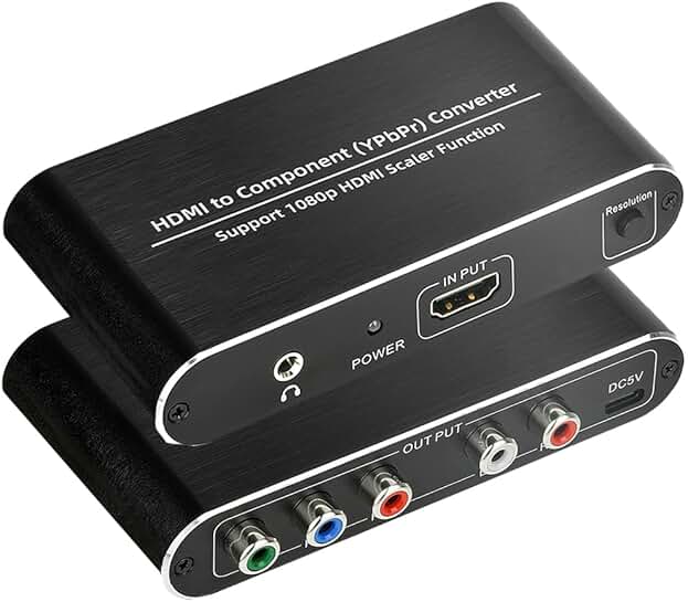 HDMI to Component Converter with Scaler and Audio Output