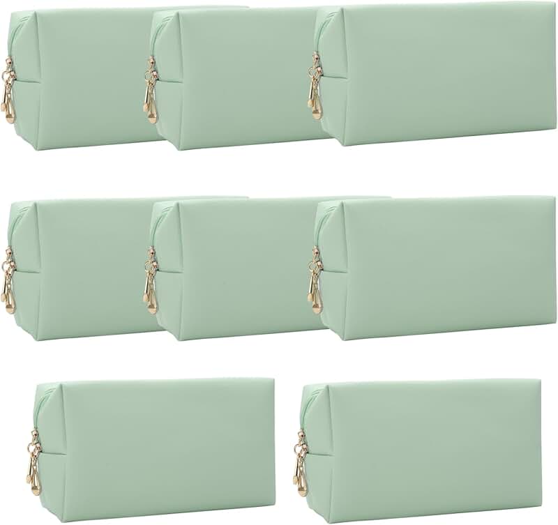 Sage Green Bridesmaid Proposal Makeup Bag Set