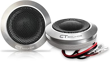 Pair of 25mm 100W Flush-Mount Silk-Dome Tweeters