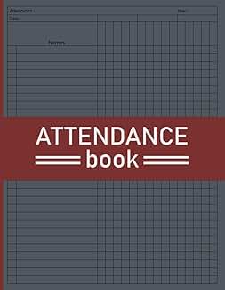 Attendance Register Book for 30 Names