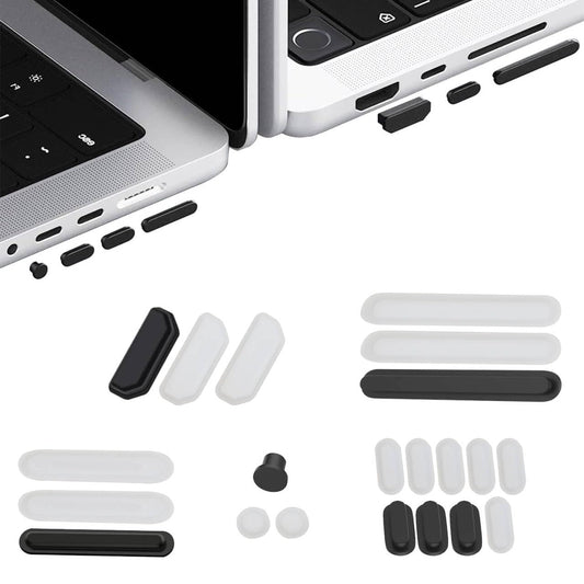 28-Piece Dust Plug Cover Set for Laptop and Port Protection