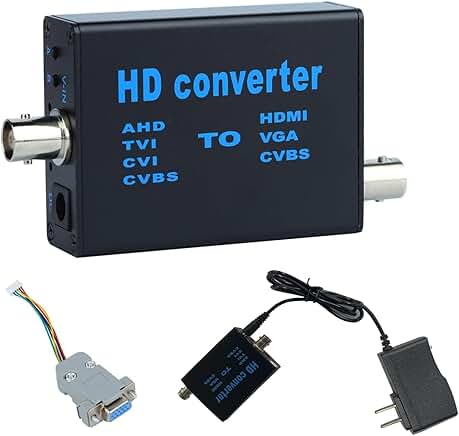 BNC to HDMI Video Signal Converter 4-in-1 for Security Systems