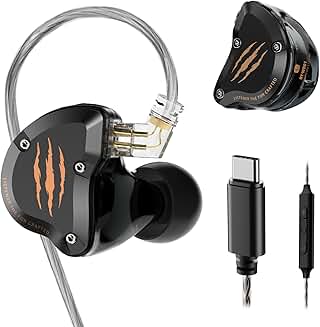 Wired In Ear Monitors with Microphone and Detachable Cable